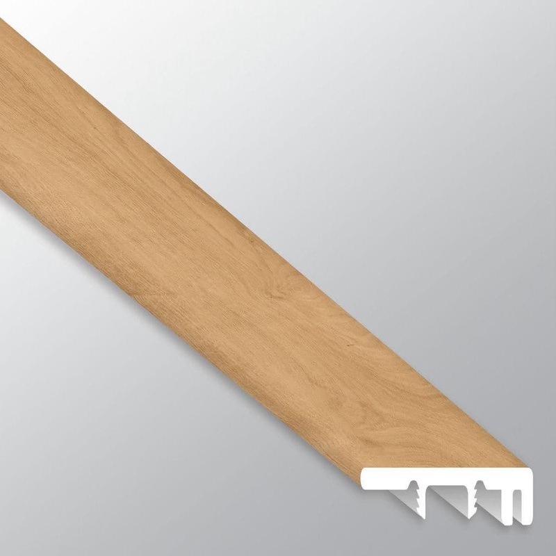 A&A Surfaces Acclima Mt Sande 0.26 in. T x 1.77 in. W x 94 in. L Luxury Vinyl End Cap Molding VTTMTSAND-EC