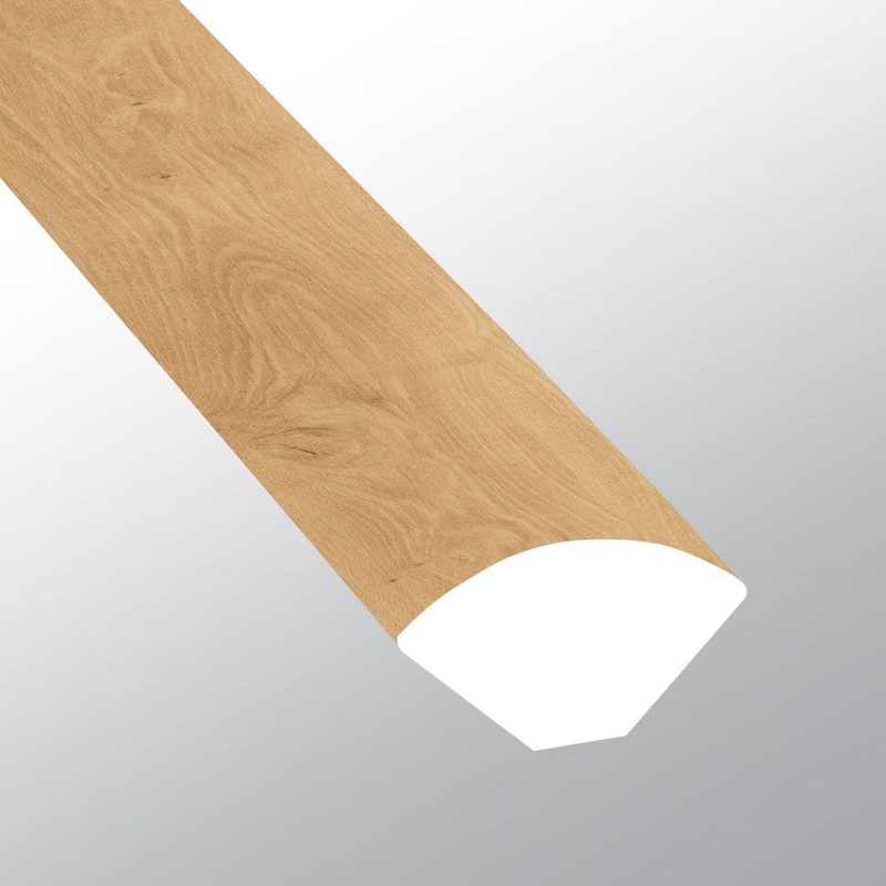 A&A Surfaces Acclima Mt Sande 0.75 in. T x 0.63 in. W x 94 in. L Luxury Vinyl Quarter Round Molding VTTMTSAND-QR