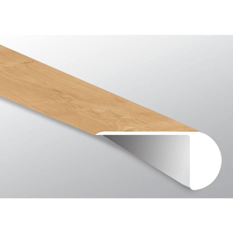 A&A Surfaces Acclima Mt Sande 1.03 in. T x 2.23 in. W x 94 in. L Luxury Vinyl Overlapping Stair Nose Molding VTTMTSAND-OSN