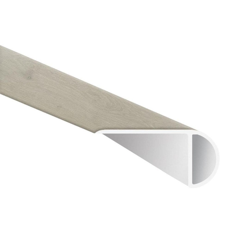 A&A Surfaces Parvis 0.71 in. T x 2.16 in. W x 94 in. L Luxury Vinyl Overlapping stairnose Molding VTTPARVI-OSN
