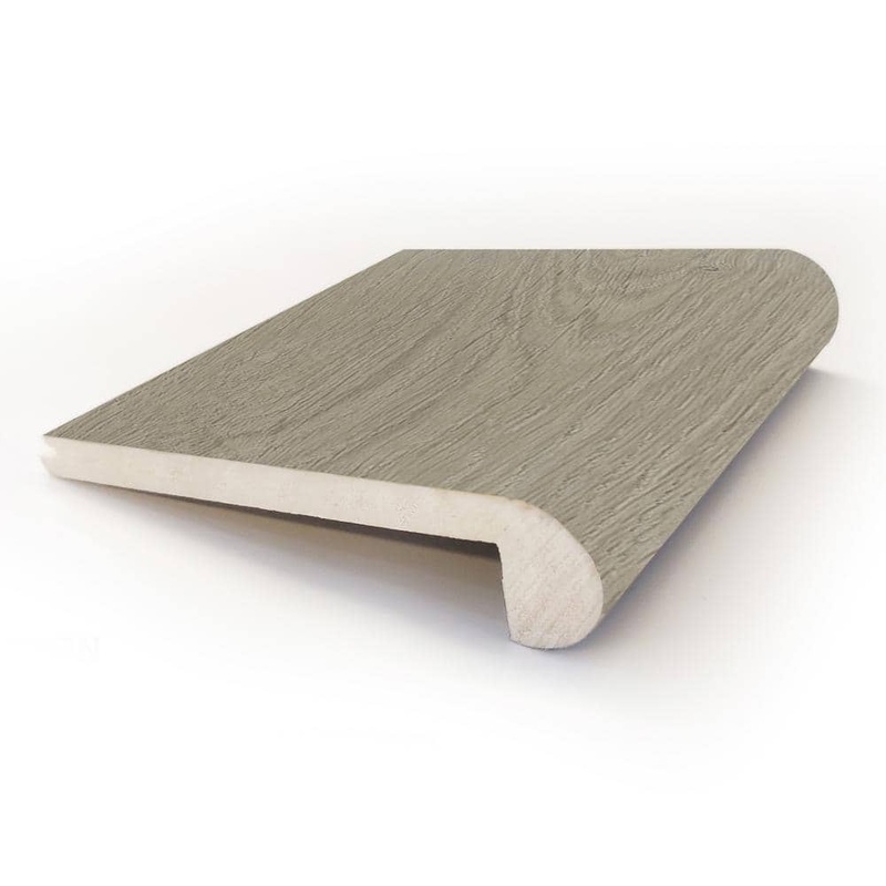 ASPEN FLOORING Arden 1 in. Thick x 4.33 in. Width x 94.5 in. Length Rigid Core Stair Nosing Vinyl Molding A31002SN