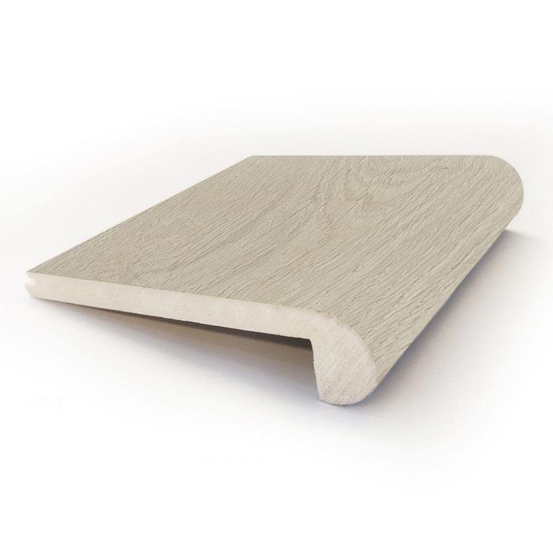 ASPEN FLOORING Eden 1 in. Thick x 4.33 in. Width x 94.5 in. Length Rigid Core Stair Nosing Vinyl Molding A31003SN