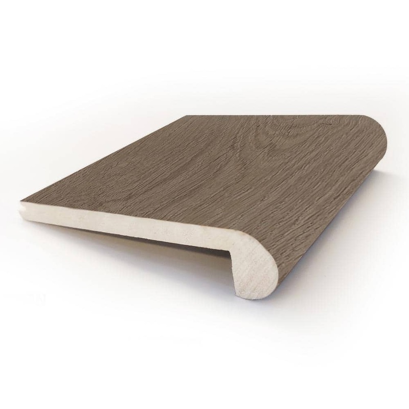 ASPEN FLOORING Hiddleston 1 in. Thick x 4.33 in. Width x 94.5 in. Length Rigid Core Stair Nosing Vinyl Molding A31001SN