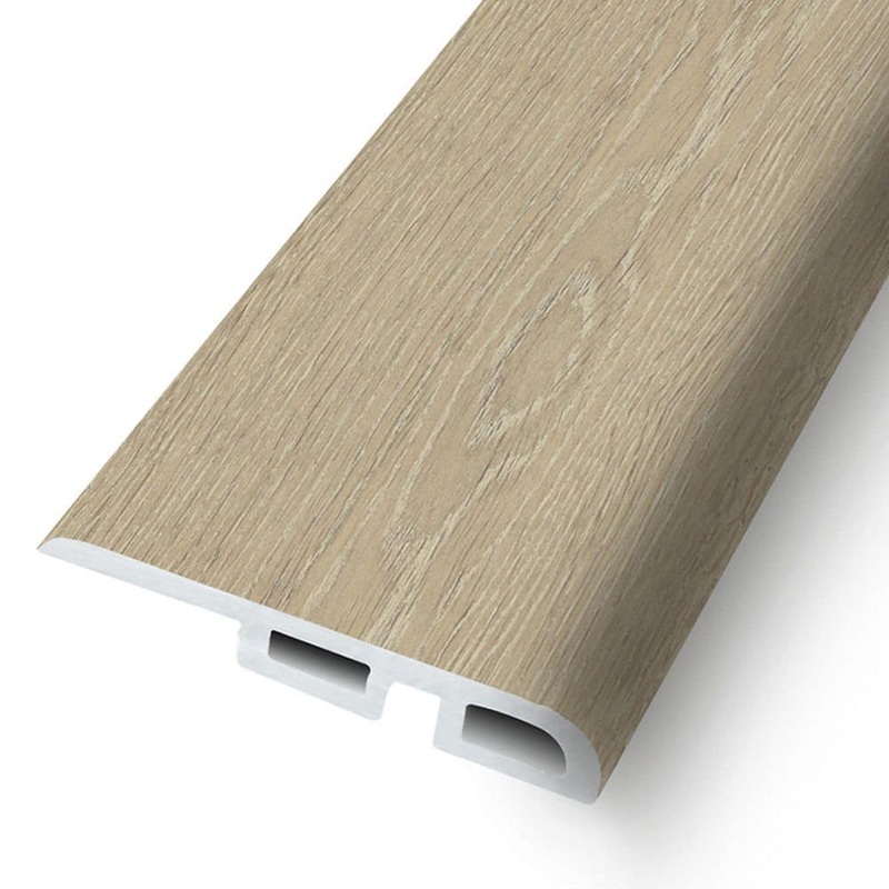 ASPEN FLOORING Morning Mist 0.39 in. Thick x 1.69 in. Width x 94 in. Length Waterproof Rigid Core Reducer Molding HDSPC9FR