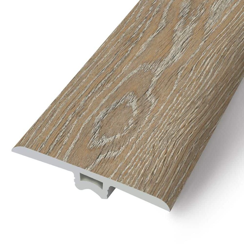 ASPEN FLOORING Waterproof Rigid Core T-Molding in the color Drift 0.23 in. T x 1.77 in. W x 94 in. L HDSPC6TM
