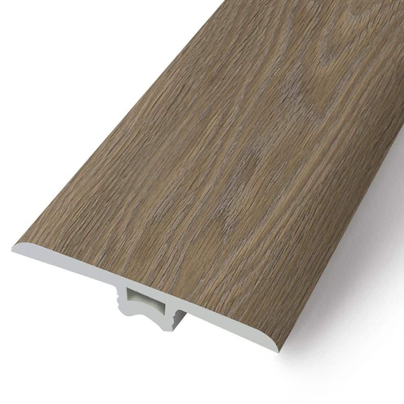 ASPEN FLOORING Waterproof Rigid Core T-Molding in the color Elevation 0.23 in. T x 1.77 in. W x 94 in. L HDSPC5TM