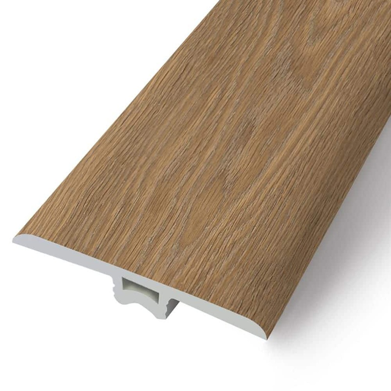 ASPEN FLOORING Waterproof Rigid Core T-Molding in the color Pure 0.23 in. T x 1.77 in. W x 94 in. L HDSPC4TM