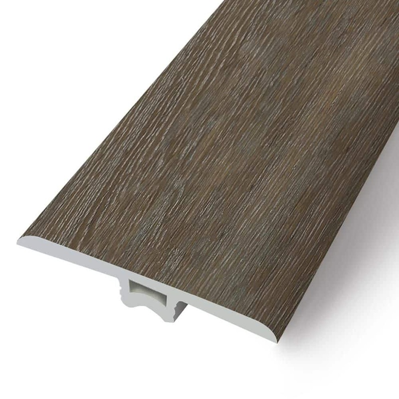 ASPEN FLOORING Waterproof Rigid Core T-Molding in the color Saw Horse 0.23 in. T x 1.77 in. W x 94 in. L HDSPC1TM