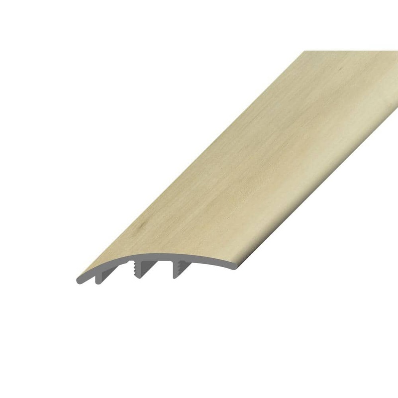 Bruce Hydralock Black Bear Summit .345 in. Thick x 1.89 in. Wide x 94 in. Length Vinyl Reducer Molding TR5SC842LZ