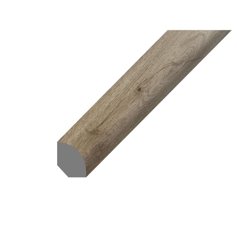 Bruce Hydralock Jones Gap .75 in. Thick x .63 in. Wide x 94 in. Length Vinyl Quarter Round Molding TQ5SC822LZD