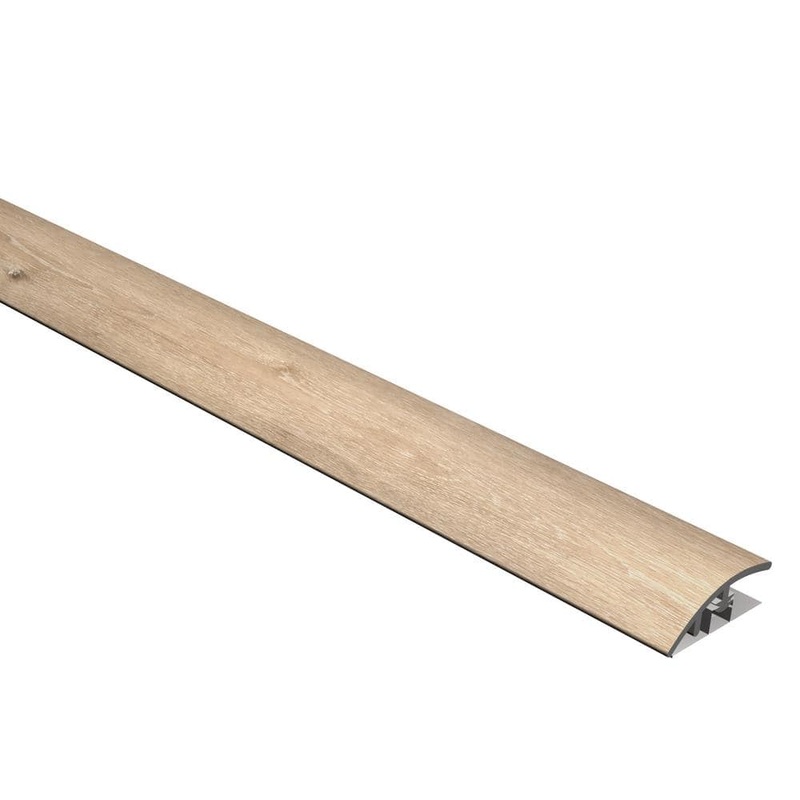 CALI Vinyl Pro Classic Aged Hickory 1/2 in. Thick x 1-3/8 in. Wide x 72-5/6 in. Length Vinyl Reducer 7914009512