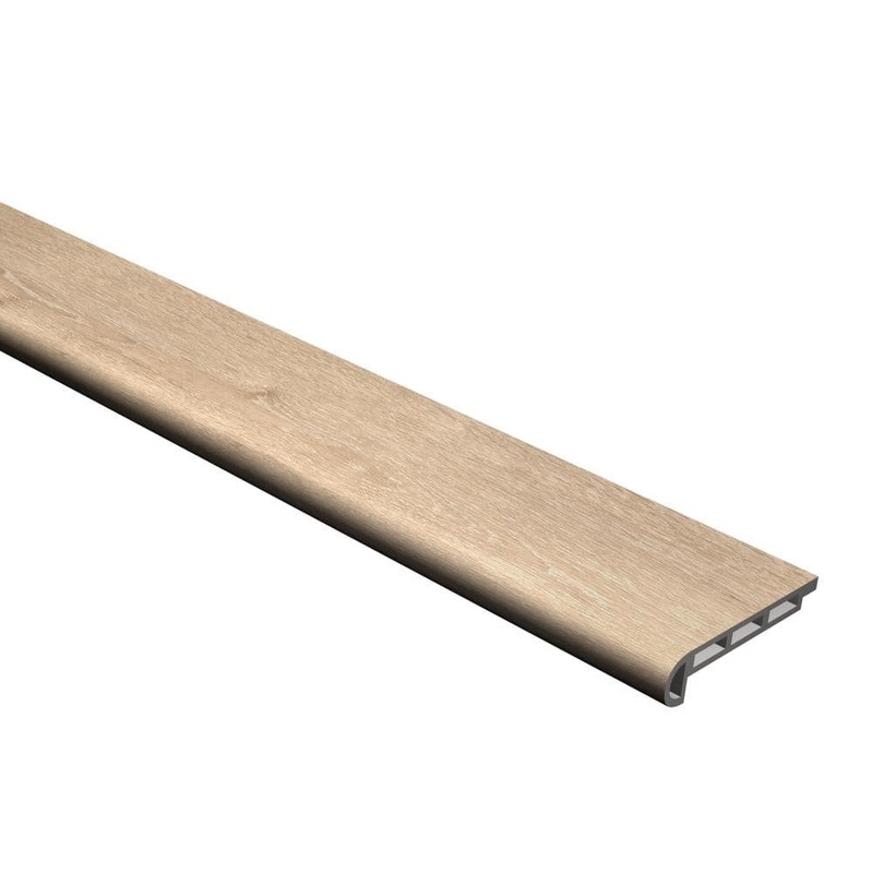 CALI Vinyl Pro Classic Aged Hickory 3/4 in. Thick x 1-2-1/16 in. Wide x 72-5/6 in. Length Vinyl Flush Stair Nose Molding 7914009515