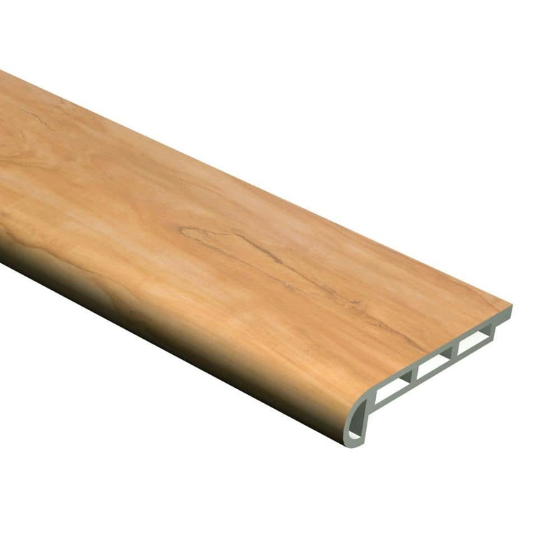 CALI Vinyl Pro Classic Blonde Ale 3/4 in. Thick x 1-2-1/16 in. Wide x 72-5/6 in. Length Vinyl Flush Stair Nose Molding 7914009015