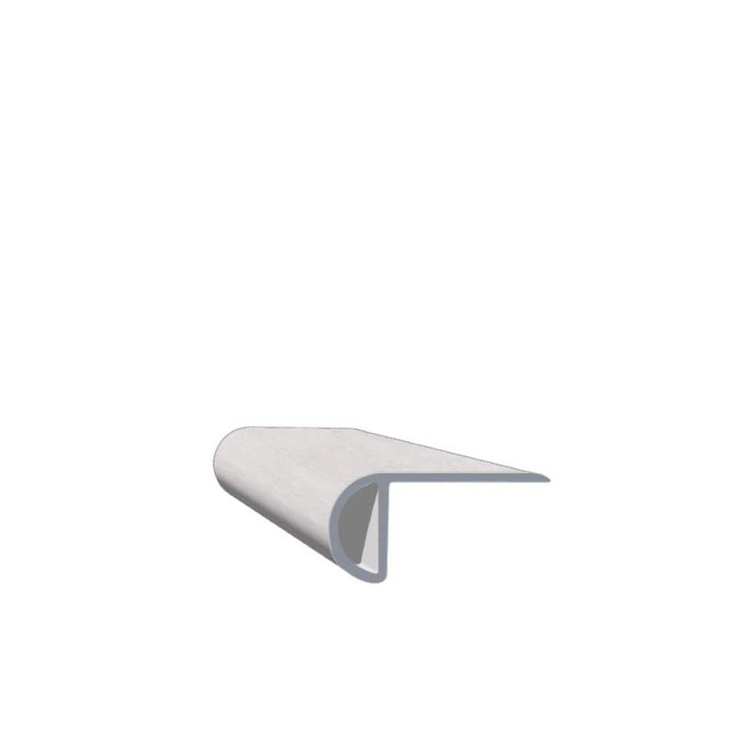 COLONIAL HDPC PLANK Moonstone 2.50 in. T x 3.50 in. W x 95 in. L Overlap Stair Nose Molding V-SN-06-WM82