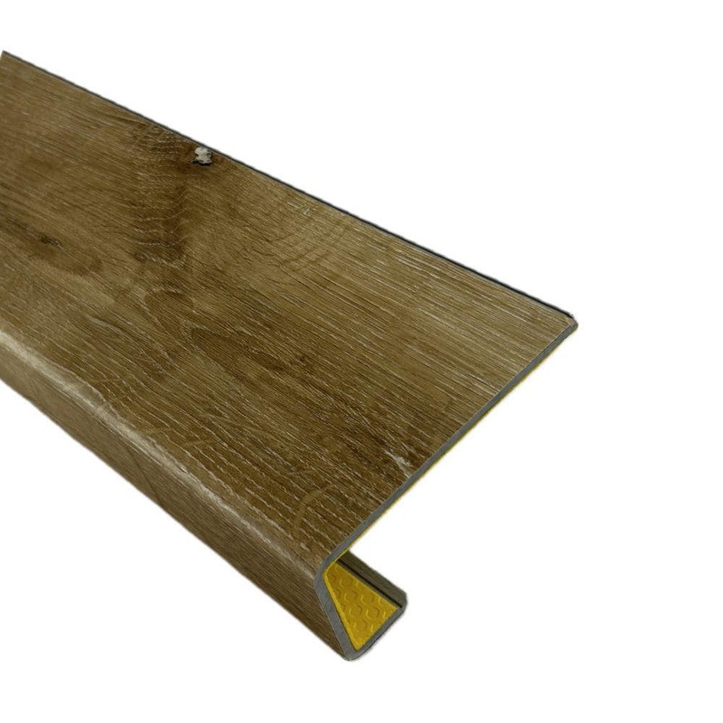 Deco Products Hydrostop Cabana Reefline 0.2 in. T x 4.5 in. W x 46 in. L Stair Nose Molding SN-RCV04