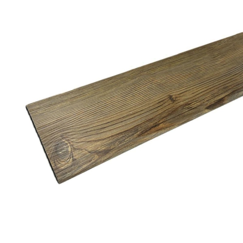 Deco Products Hydrostop Chill Sandbar 0.2 in T. x 4 in. W x 46 in. L Base End Molding WB-RCV03