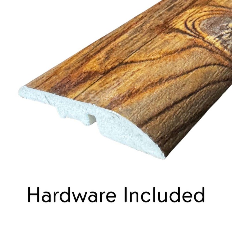 Deco Products Hydrostop Escape Lagoon 0.2 in. T x 1.8 in. W x 94 in. L Waterproof PVC Reducer Molding EC-RCV06