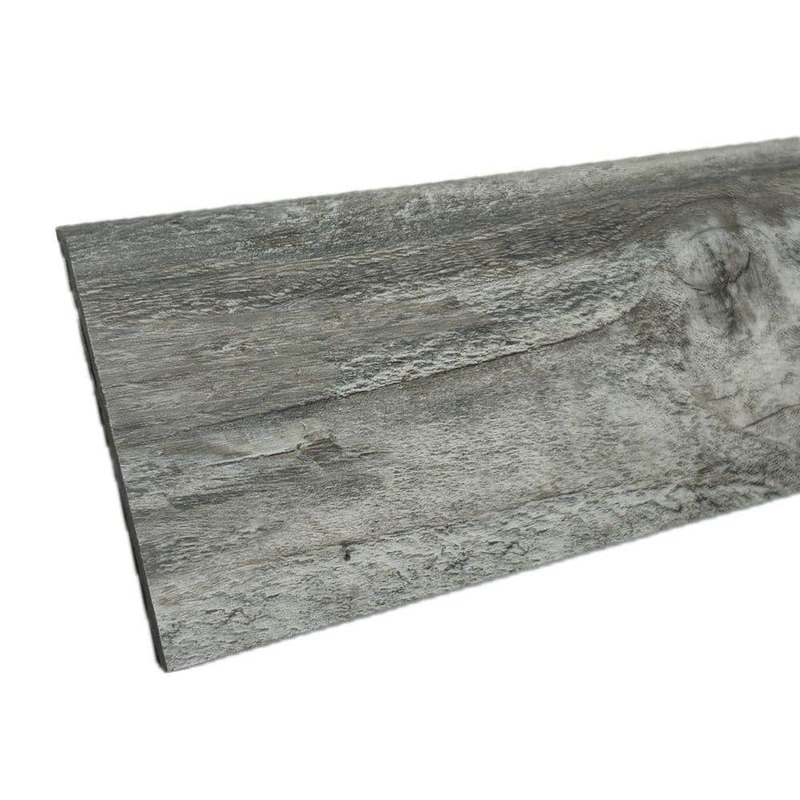 Deco Products Hydrostop Fieldstone 0.2 in T. x 4 in. W x 46 in. L Base End Molding WB-RCV09