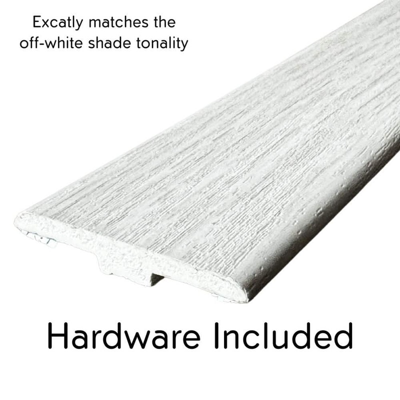Deco Products Hydrostop Old Navy Ocean 0.2 in. T x 1.8 in. W x 94 in. L Waterproof PVC T-Molding TM-RCV10