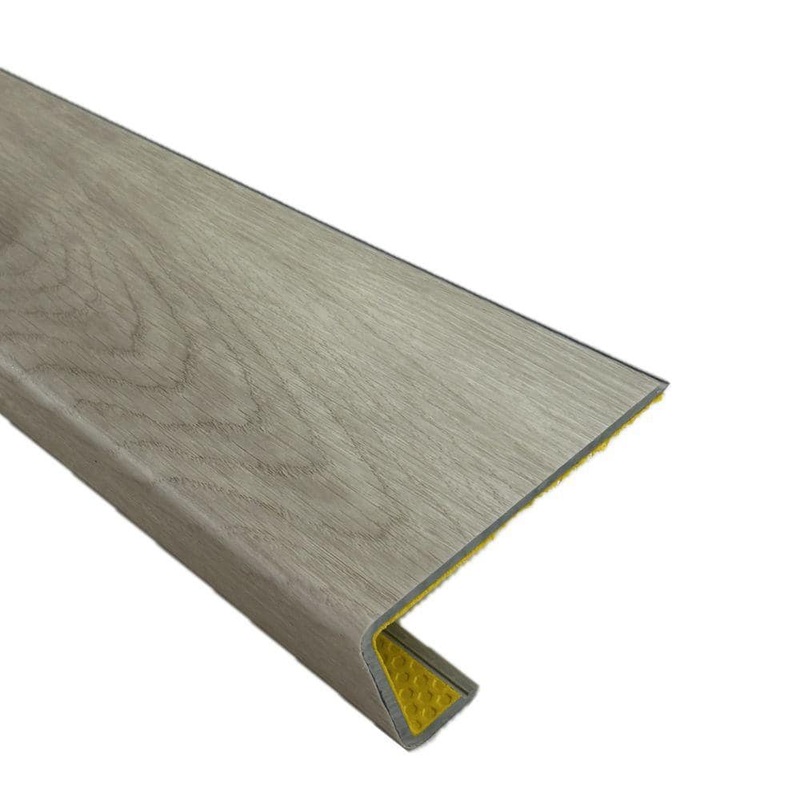 Deco Products Hydrostop Paradise Bay 0.2 in. T x 4.5 in. W x 46 in. L Stair Nose Molding SN-RCV42