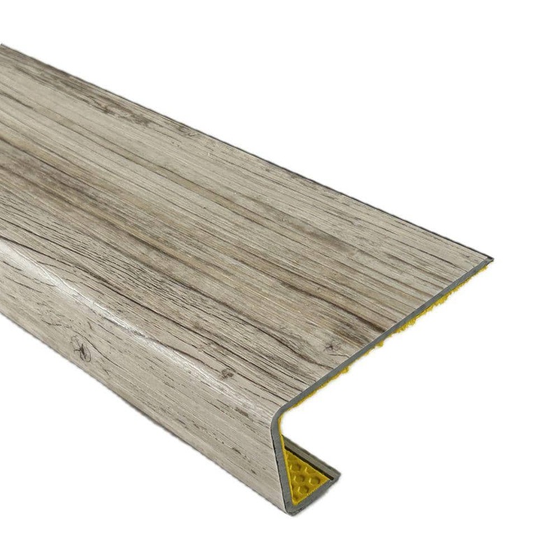 Deco Products Hydrostop Wonder Cliffs 0.2 in. T x 4.5 in. W x 46 in. L Stair Nose Molding SN-RCV45