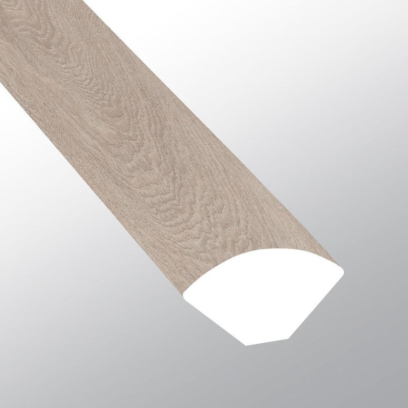 A&A Surfaces Acclima Wharton 0.75 in. T x 0.63 in. W x 94 in. L Luxury Vinyl Quarter Round Molding VTTWHARTO-QR