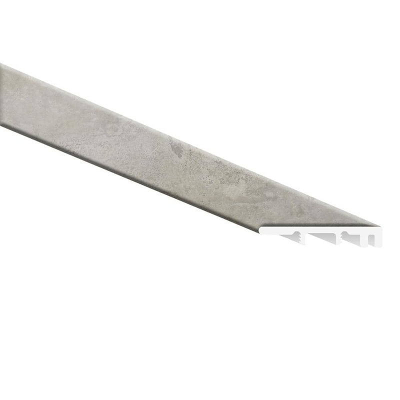 A&A Surfaces Capitano 1/4 in. T x 1.5 in. W x 94 in. L Luxury Vinyl End Cap Molding VTTMOUGRA-EC