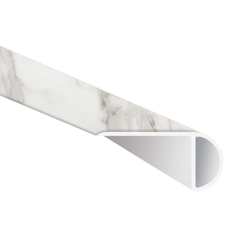 A&A Surfaces Hadley 3/4 in. T x 2.75 in. W x 94 in. L Luxury Vinyl Flush Stair Nose Molding VR-5016-017-FSN