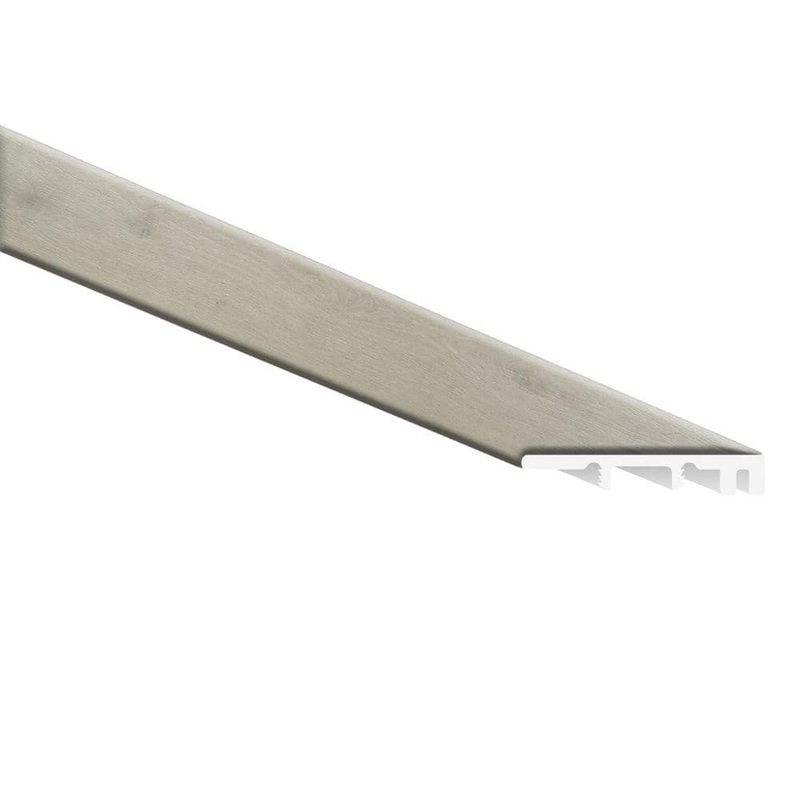A&A Surfaces Parvis 0.59 in. T x 1.37 in. W x 94 in. L Luxury Vinyl End Cap Molding VTTPARVI-EC