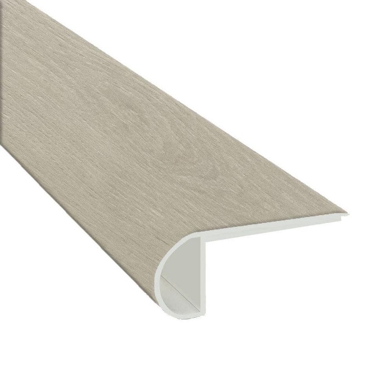 A&A Surfaces Parvis 0.94 in. T x 4.53 in. W x 94 in. L Luxury Vinyl Flush stairnose Molding VTTPARVI-FSN