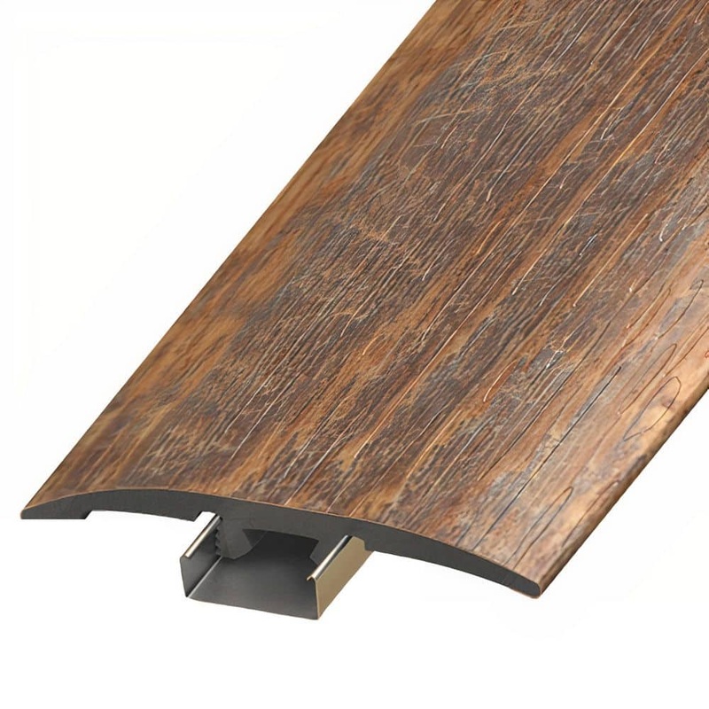 ASPEN FLOORING Highwood 1/4 in. Thick x 2 in. Width x 94 in. Length 3-in-1 T-Mold, Reducer, and End Cap Vinyl Molding A30027TIO
