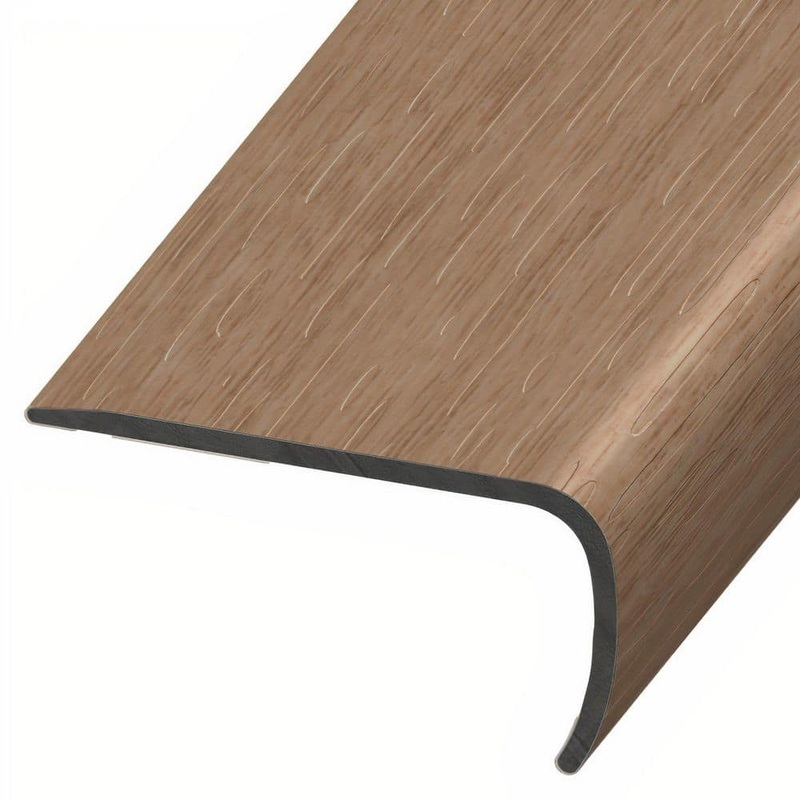 ASPEN FLOORING Kensley 1 in. Thick x 2 in. Width x 94 in. Length Rigid Core Stair Nosing Vinyl Molding A30056SN