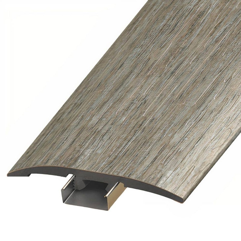 ASPEN FLOORING Mirna 1/4 in. Thick x 2 in. Width x 94 in. Length 3-in-1 T-Mold, Reducer, and End Cap Vinyl Molding A30050TIO