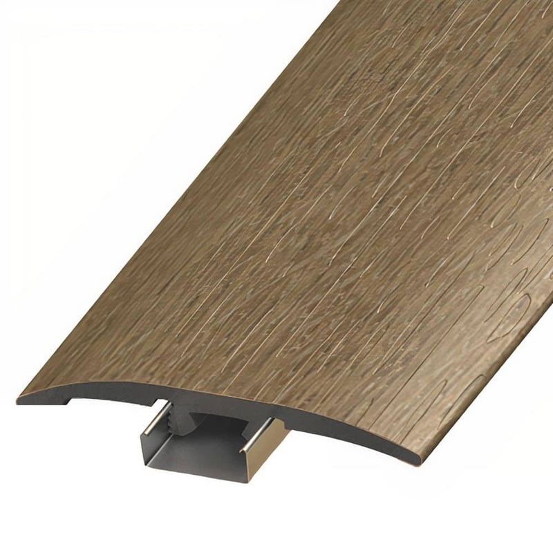 ASPEN FLOORING Russo 1/4 in. Thick x 2 in. Width x 94 in. Length 3-in-1 T-Mold, Reducer, and End Cap Vinyl Molding A30042TIO