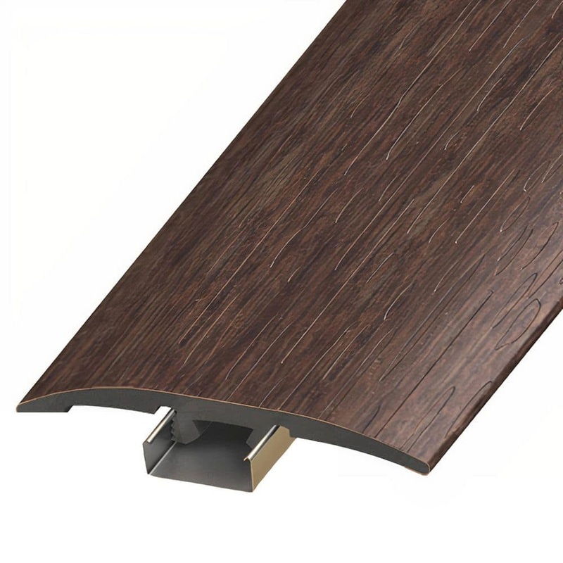 ASPEN FLOORING Xander 1/4 in. Thick x 2 in. Width x 94 in. Length 3-in-1 T-Mold, Reducer, and End Cap Vinyl Molding A30064TIO