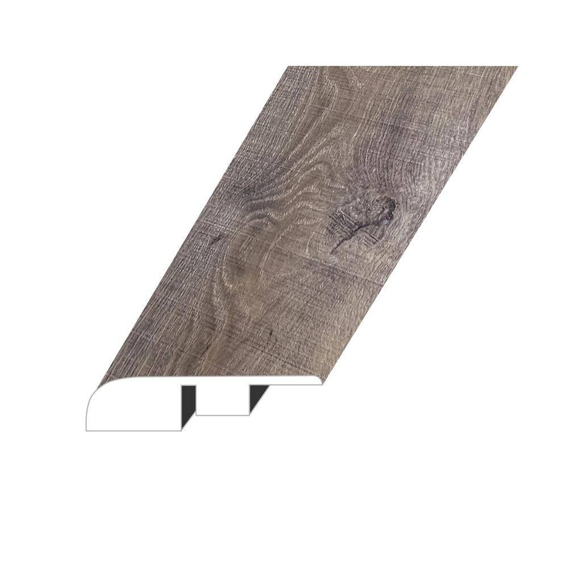 Bellator Bespoke Sepia 0.6 in. Thick x 1.4 in. W x 94.5 in. L SPC Vinyl End Cap Molding ECMNST-2021107