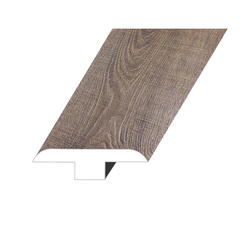 Bellator Loft Umber 0.5 in. Thick x 1.8 in. W x 94.5 in. L SPC Vinyl T-Molding TMMNST-2021108