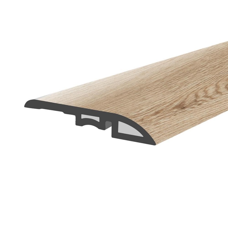 Lucida Surfaces GlueCore Cashmere 1-3/4 in. W x 47-1/4 in. L x 0.27 in. T Vinyl Reducer Molding Trim GC-302RM