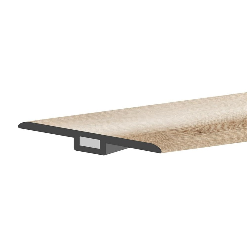 Lucida Surfaces GlueCore Cashmere 1-3/4 in. W x 47-1/4 in. L x 0.27 in. T Vinyl T-Molding GC-302TM