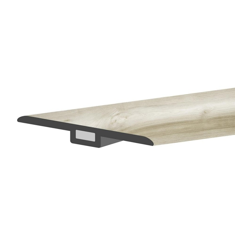 Lucida Surfaces GlueCore Fadewood 1-3/4 in. W x 47-1/4 in. L x 0.27 in. T Vinyl T-Molding GC-320TM