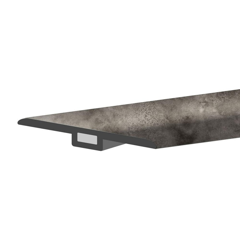 Lucida Surfaces GlueCore Riverock 1-3/4 in. W x 47-1/4 in. L x 0.27 in. T Vinyl T-Molding GC-325TM