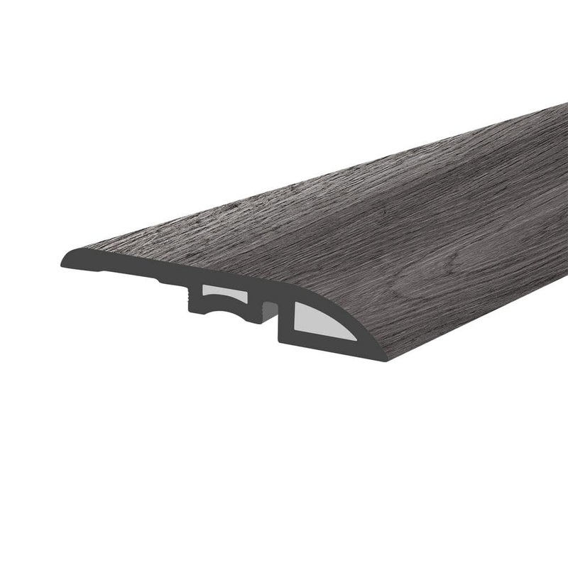 Lucida Surfaces GlueCore Slate Gray 1-3/4 in. W x 47-1/4 in. L x 0.27 in. T Vinyl Reducer Molding Trim GC-314RM