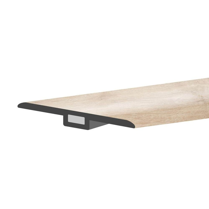 Lucida Surfaces MaxCore Hesonite 1-3/4 in. W x 47-1/4 in. L x 0.27 in. T Vinyl T-Molding MC-505TM