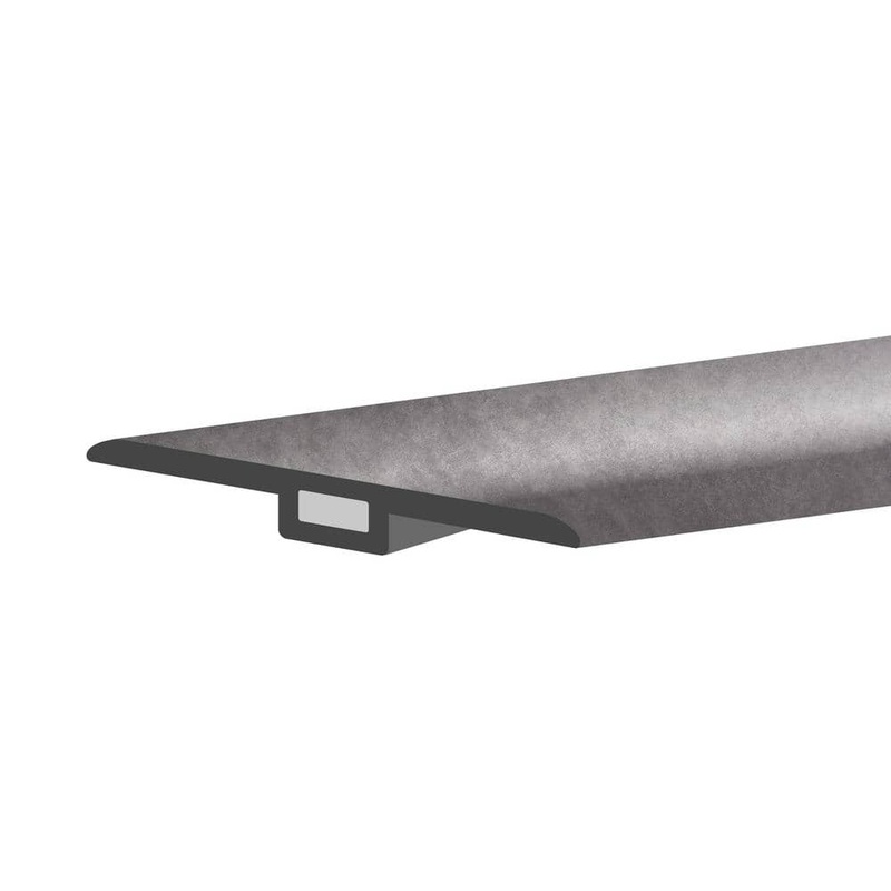 Lucida Surfaces TerraCore Holland Gray 1-3/4 in. W x 47-1/4 in. L x 0.27 in. T Vinyl T-Molding TC-608TM