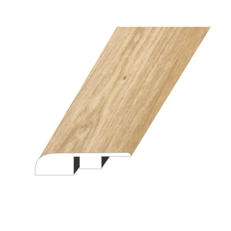 Paragon Renegade Tan 0.6 in. Thick x 1.4 in. W x 94.5 in. L SPC Vinyl End Cap Molding ECMNST-2021101