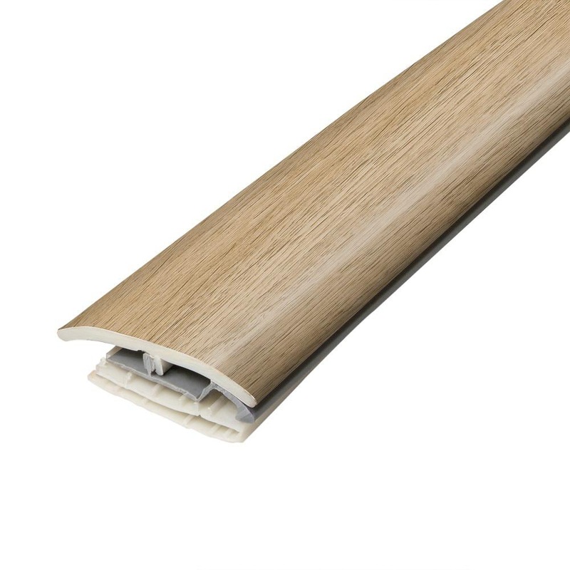 PERFORMANCE ACCESSORIES Oakwood Terrace 0.31 in. T x 2 in. W x 78.7 in. L Vinyl 4 in 1 Molding V4IN1-07653