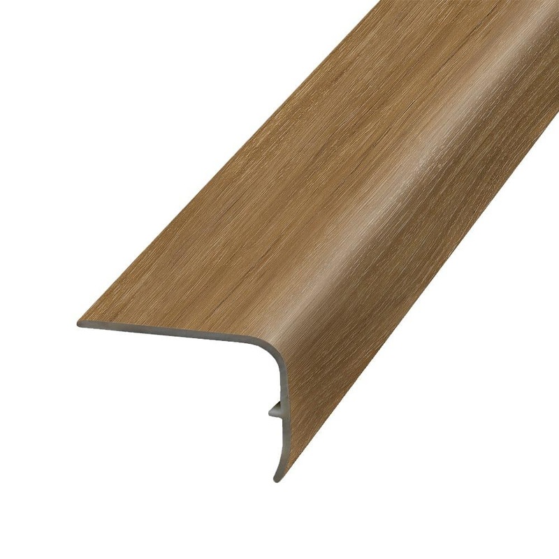 PERFORMANCE ACCESSORIES Sundance 1.32 in. Thick x 1.88 in. Wide x 78.7 in. Length Vinyl Stair Nose Molding VSNP-07726