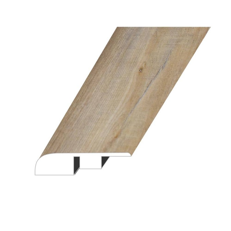 VICTORUM Noble Fawn 0.6 in. Thick x 1.4 in. W x 94.5 in. L SPC Vinyl End Cap Molding ECMNST-2019074