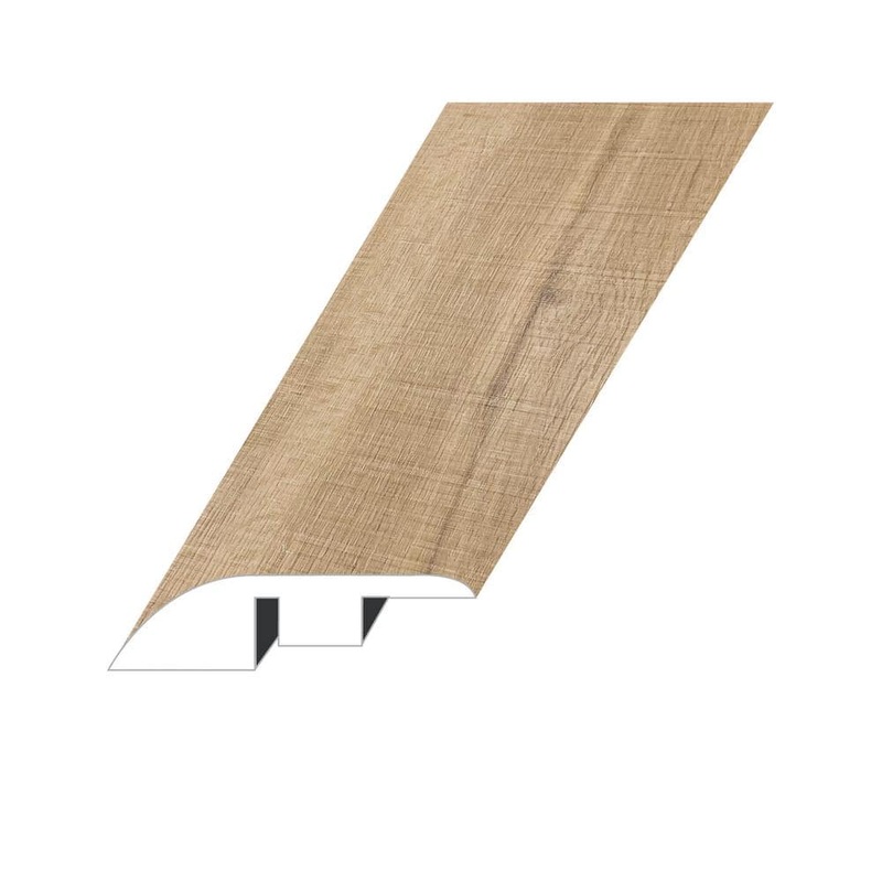 Zephyr Bungalow Tan 0.6 in. Thick x 1.8 in. W x 94.5 in. L SPC Vinyl Reducer Molding REDMNST-2020087