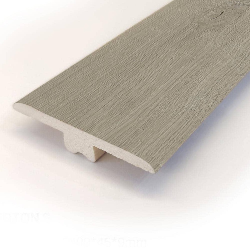 ASPEN FLOORING Arden 0.35 in. Thick x 1.77 in. Width x 94.5 in. Length Rigid Core T-Molding Vinyl Molding A31002TM